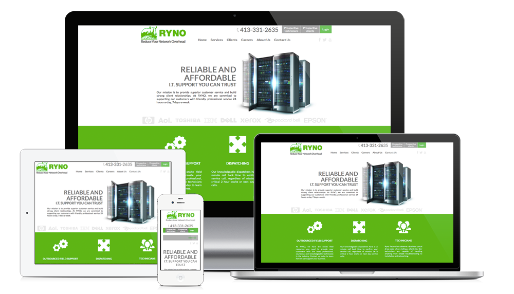 Read more about the article Service Technician Website for RYNO Network Service Inc.