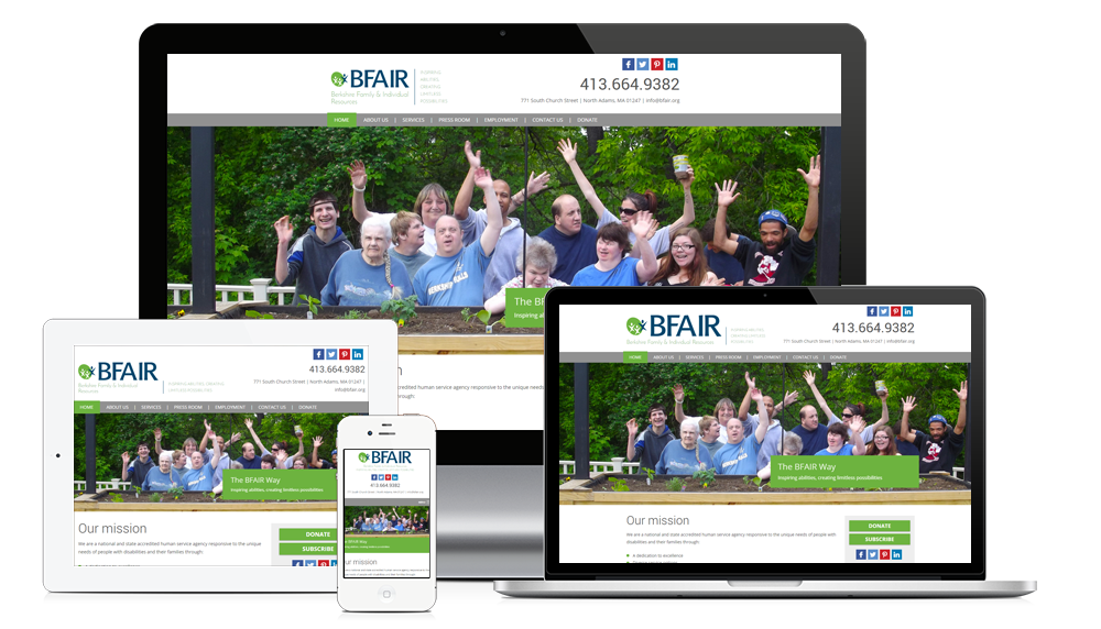 Read more about the article Non-Profit Website for BFAIR